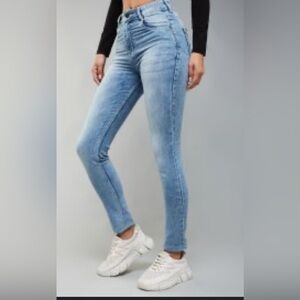 Fade look American Eagle Outfitters Light Blue Skinny Jeans